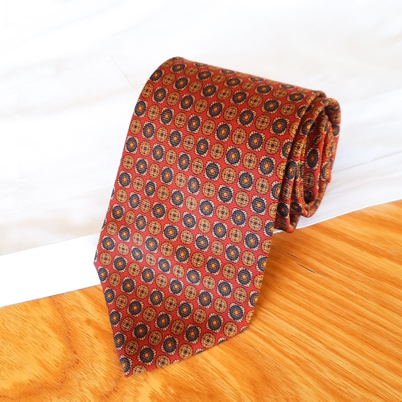 Brooks Brothers Other - Brooks Brothers Italian Silk Pattern Print Tie